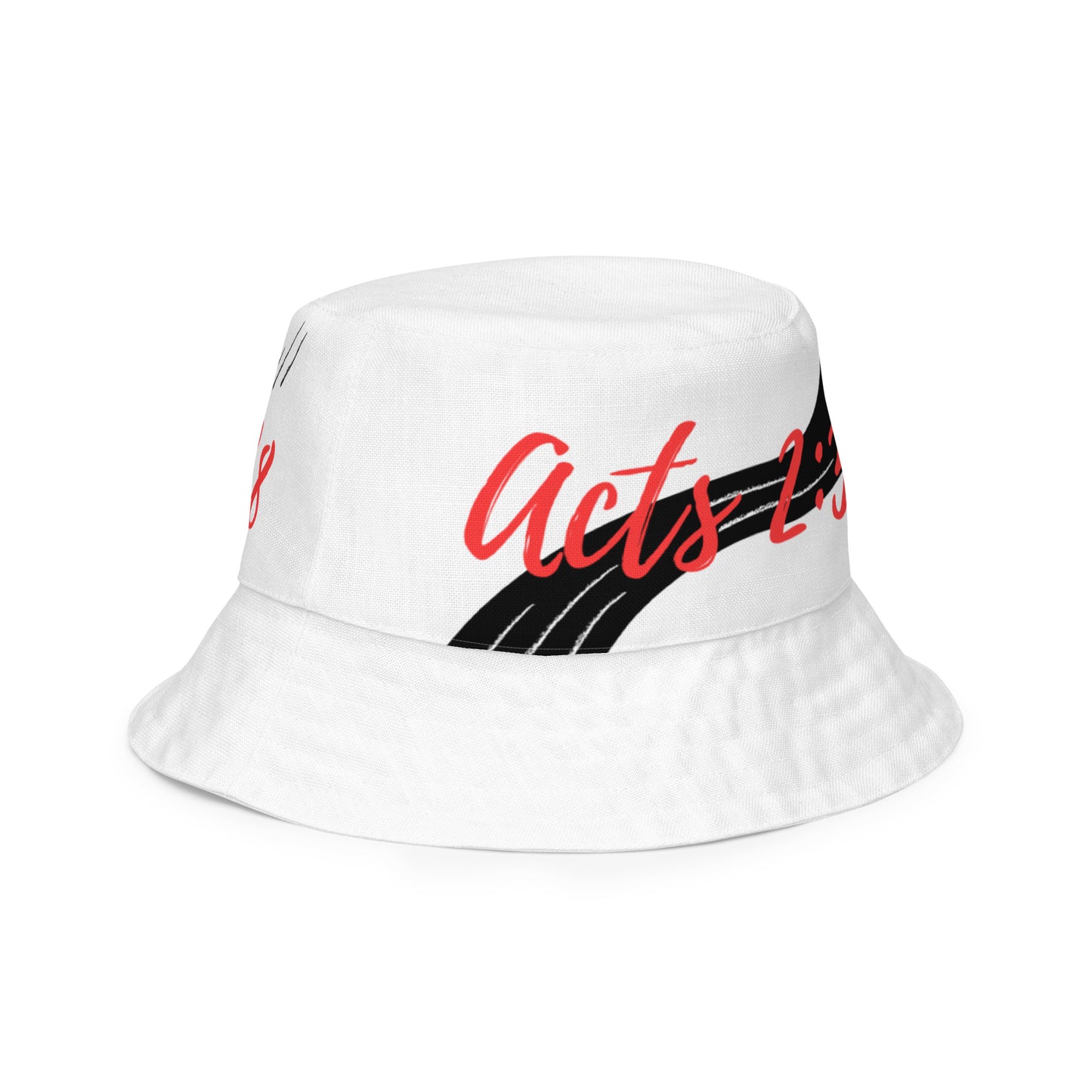 By Faith Acts 2:38 Reversible Bucket Hat