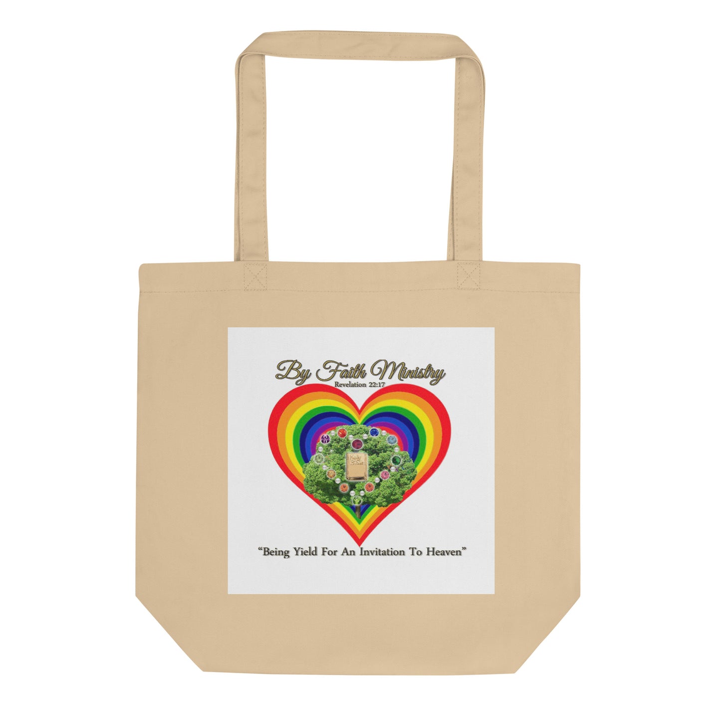 By Faith "A Love In Every Moment Of Time" Poem Eco Tote Bag