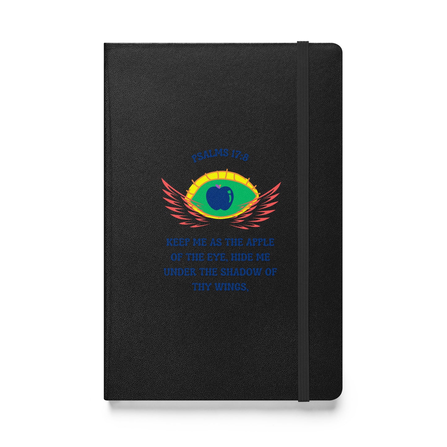 By Faith Psalms 17:8 Hardcover Bound Notebook