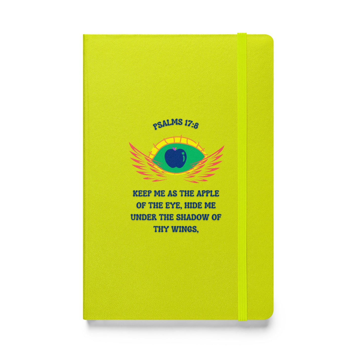 By Faith Psalms 17:8 Hardcover Bound Notebook