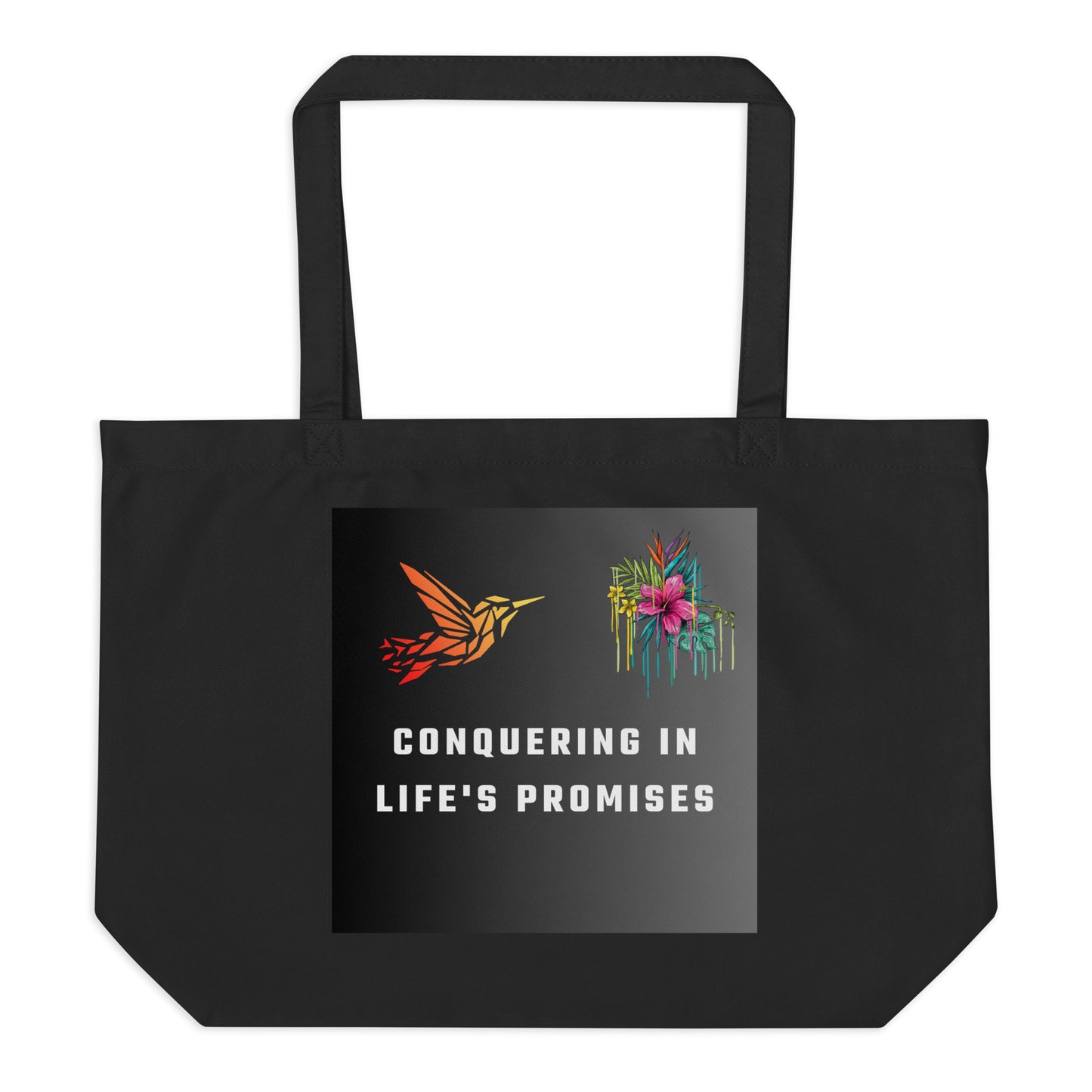 By Faith 2 Corinthians 1:20 and Conquering In Life's Promises and Organic Tote Bag