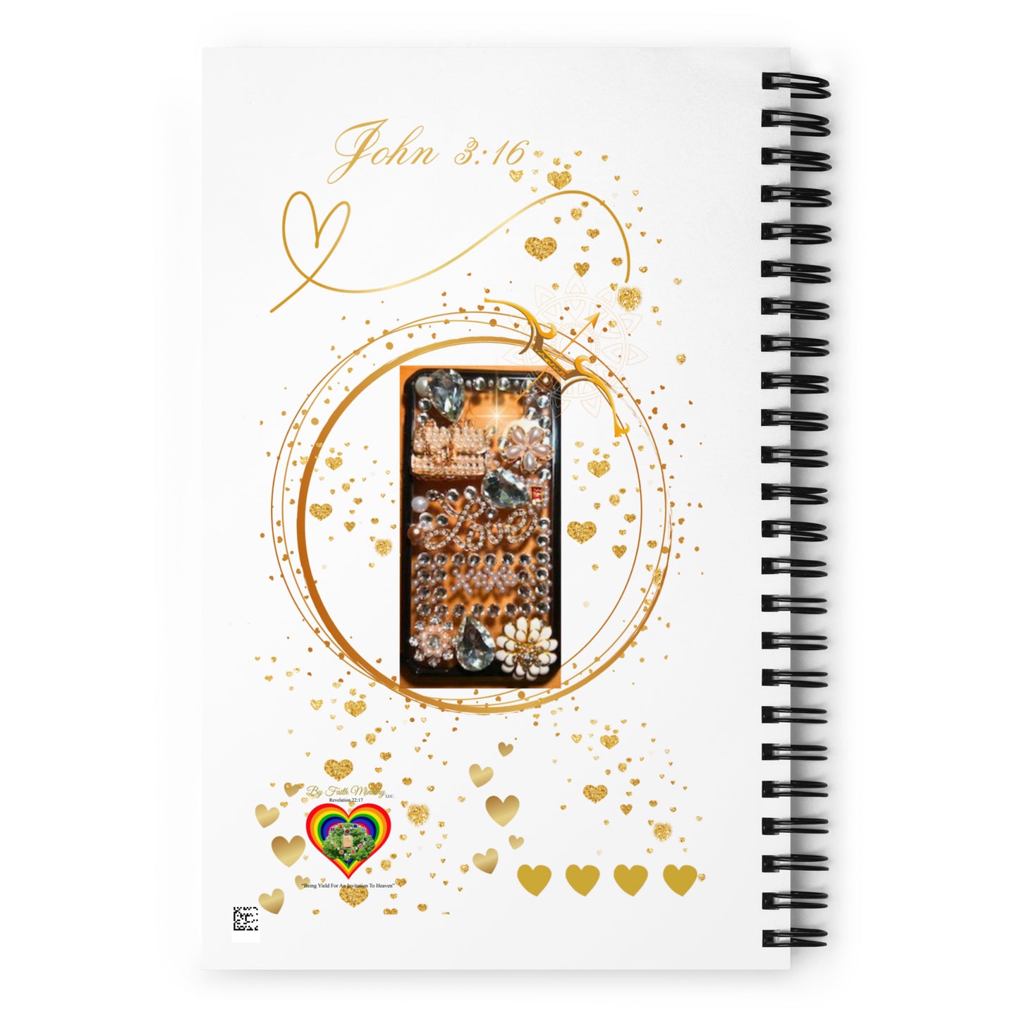 By Faith John 3:16 Spiral Notebook