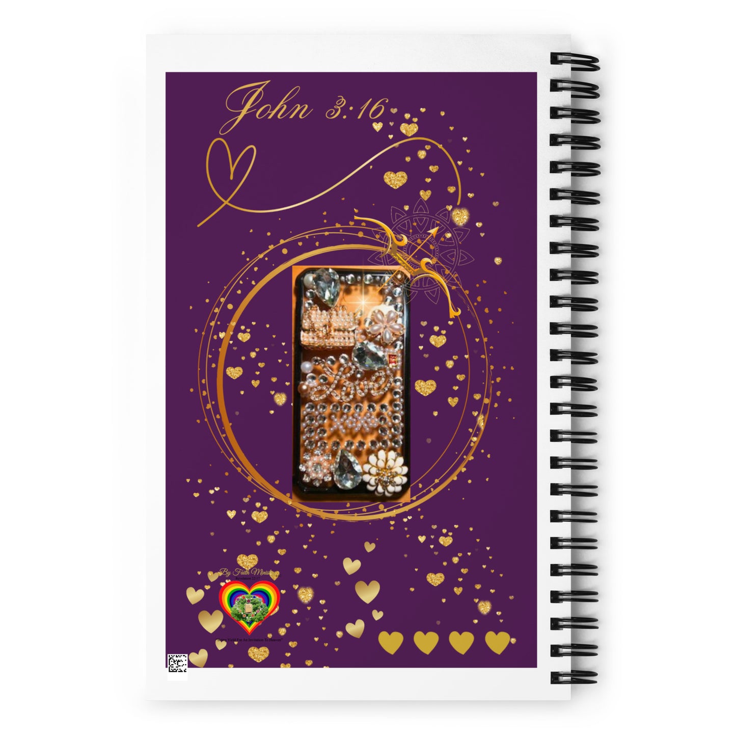 By Faith John 3:16 Spiral Notebook
