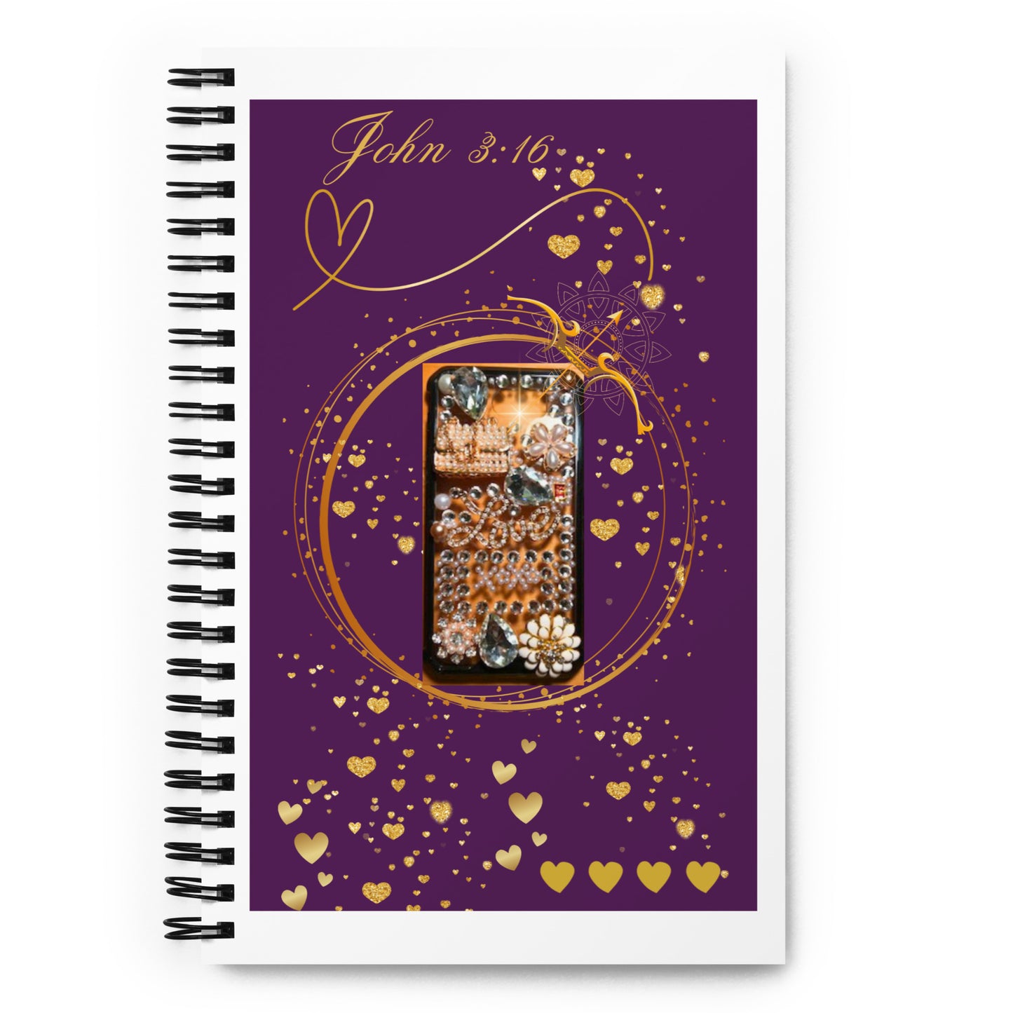 By Faith John 3:16 Spiral Notebook