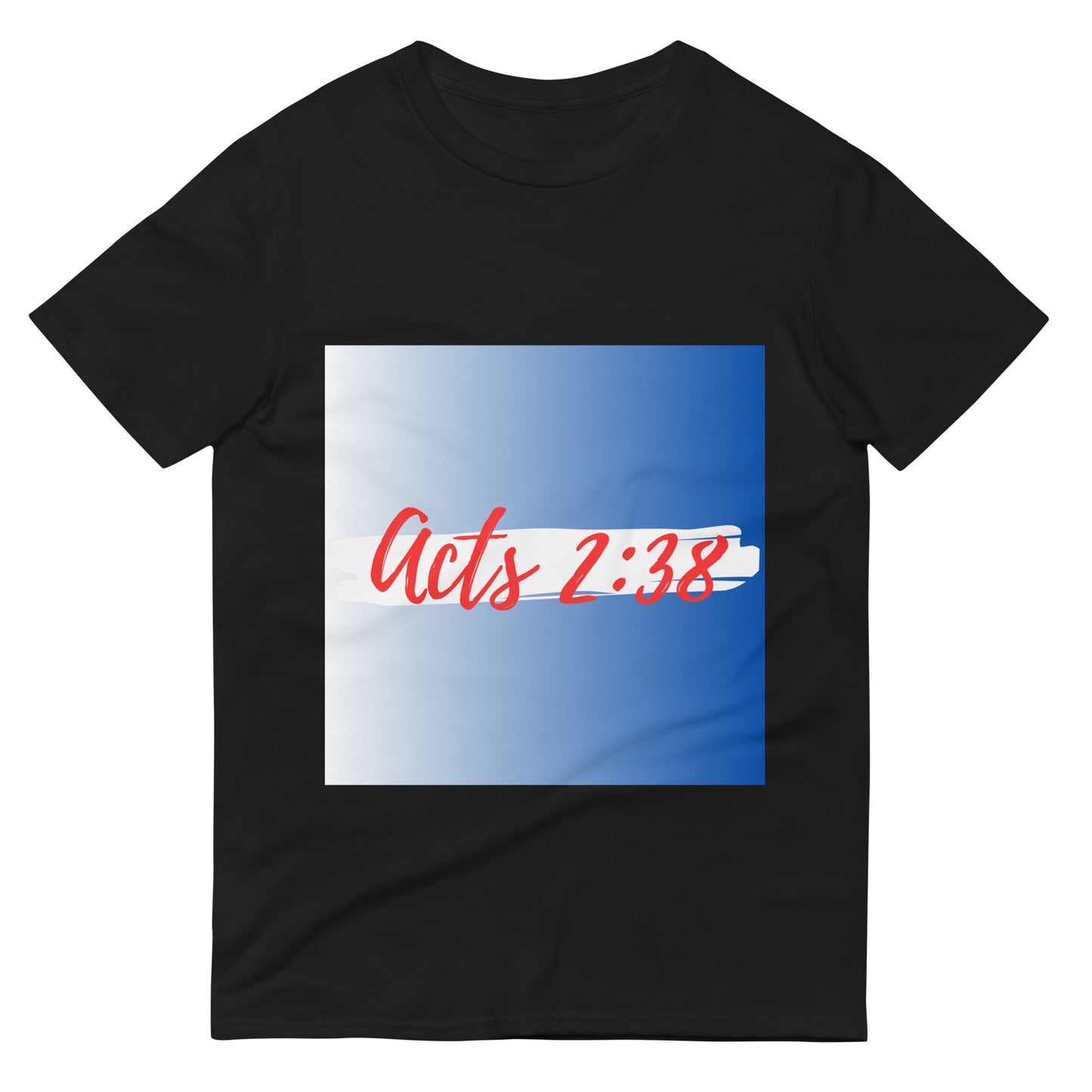 By Faith Acts 2:38 Men's Short-Sleeve T-Shirt