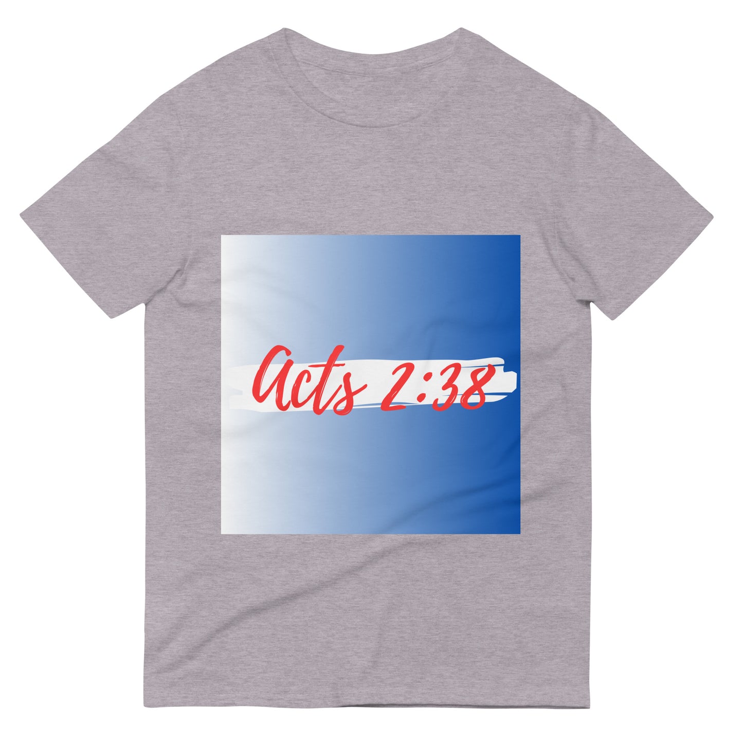 By Faith Acts 2:38 Men's Short-Sleeve T-Shirt