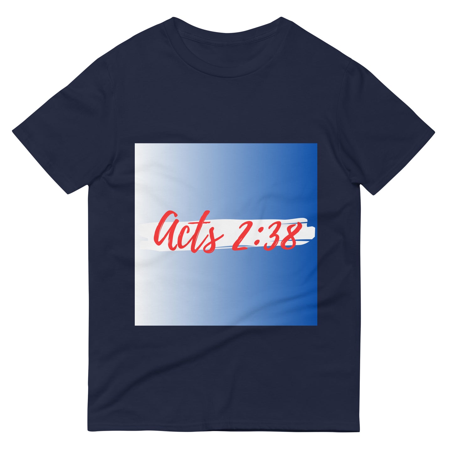 By Faith Acts 2:38 Men's Short-Sleeve T-Shirt