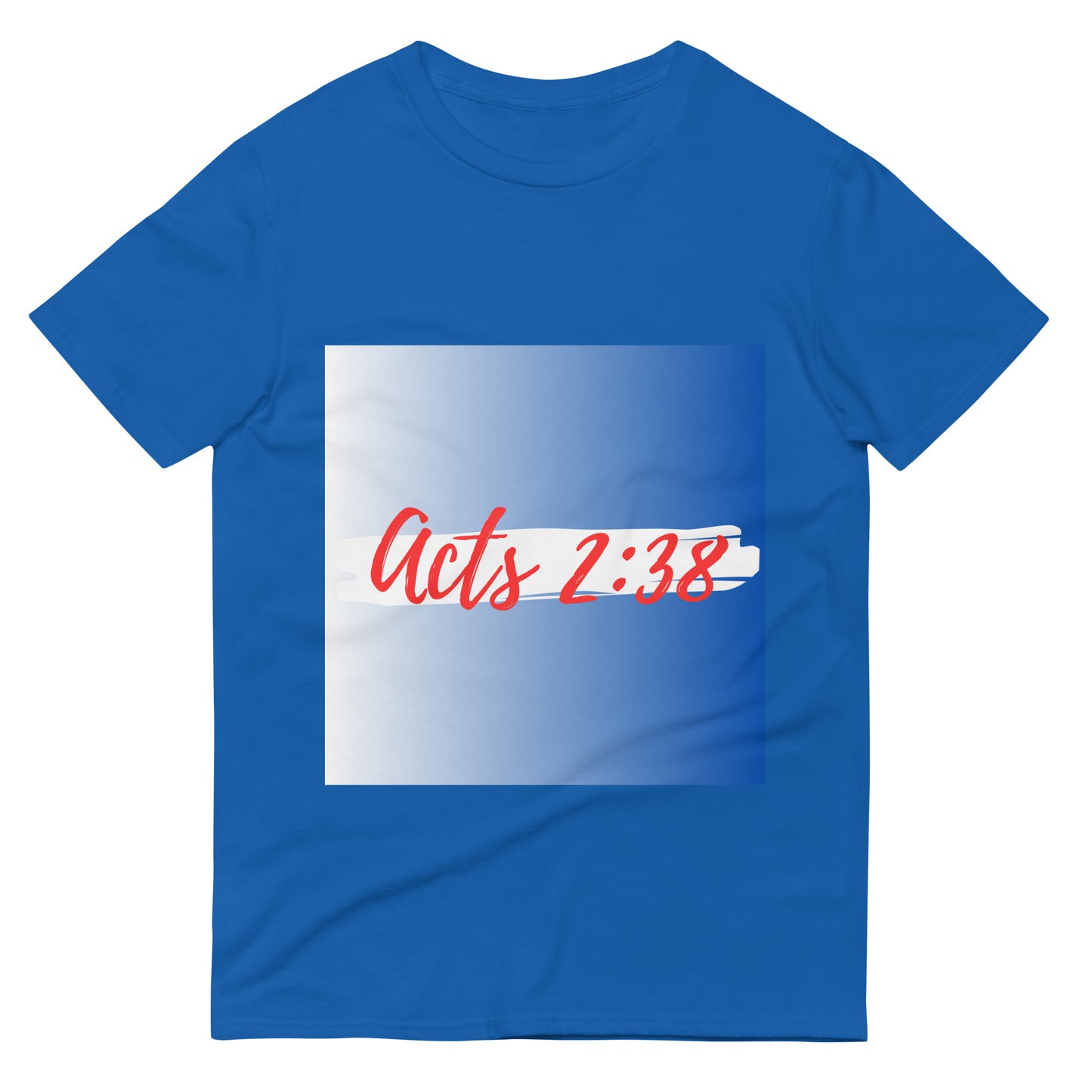 By Faith Acts 2:38 Men's Short-Sleeve T-Shirt