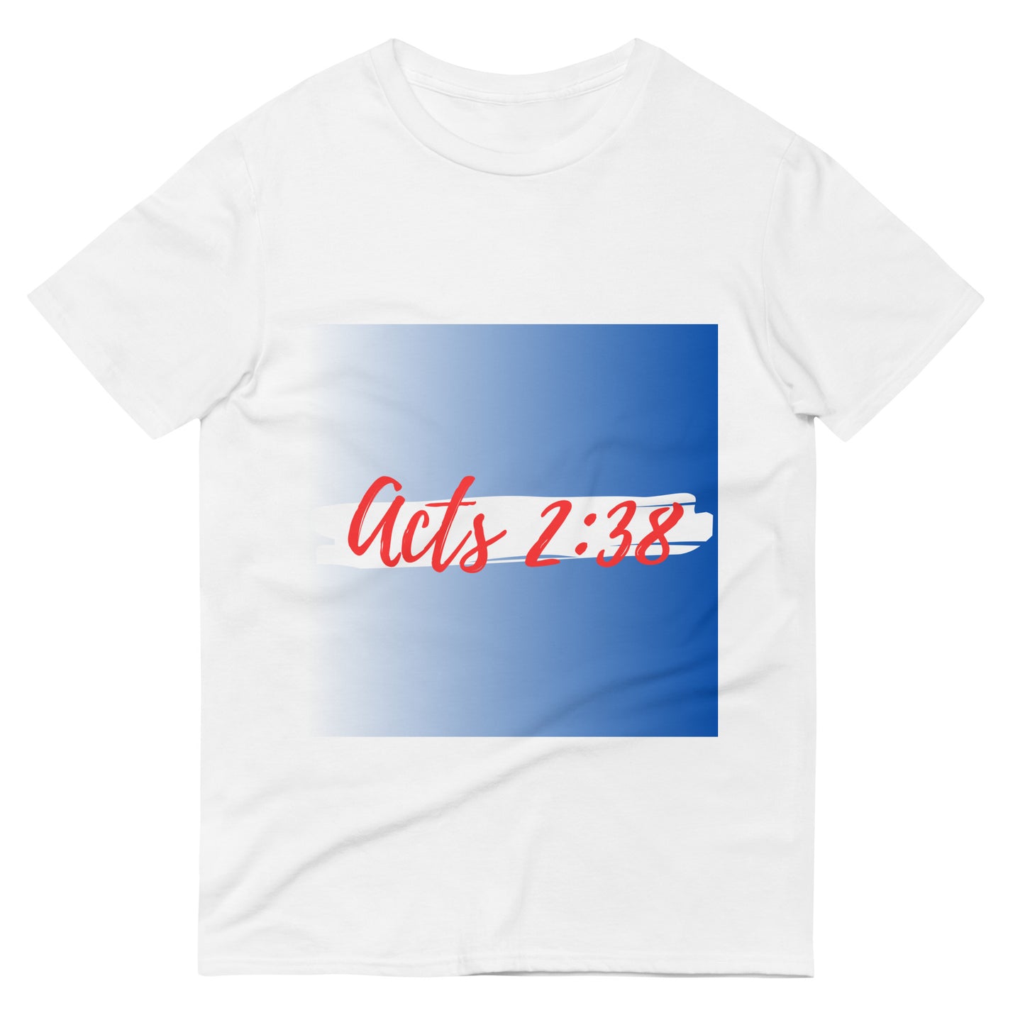 By Faith Acts 2:38 Men's Short-Sleeve T-Shirt