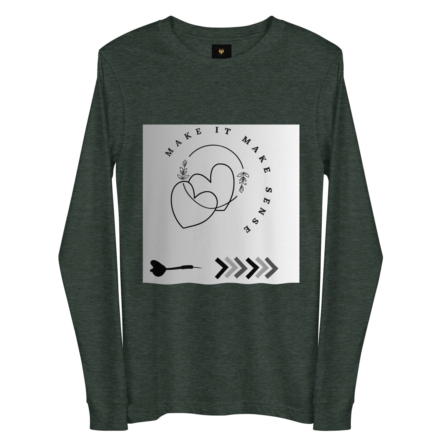 By Faith Make It Make Sense Leviticus 10:10 Unisex Long Sleeve Tee