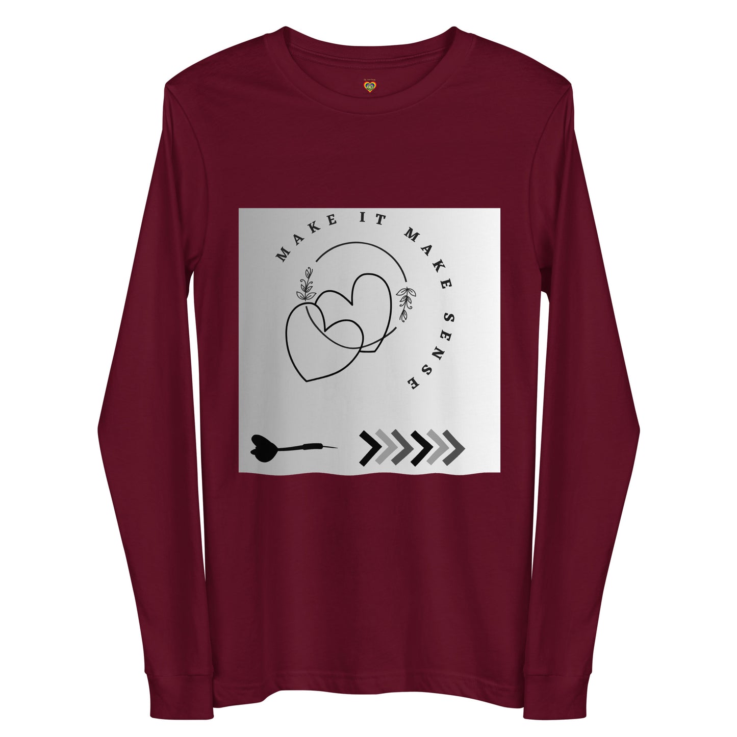 By Faith Make It Make Sense Leviticus 10:10 Unisex Long Sleeve Tee