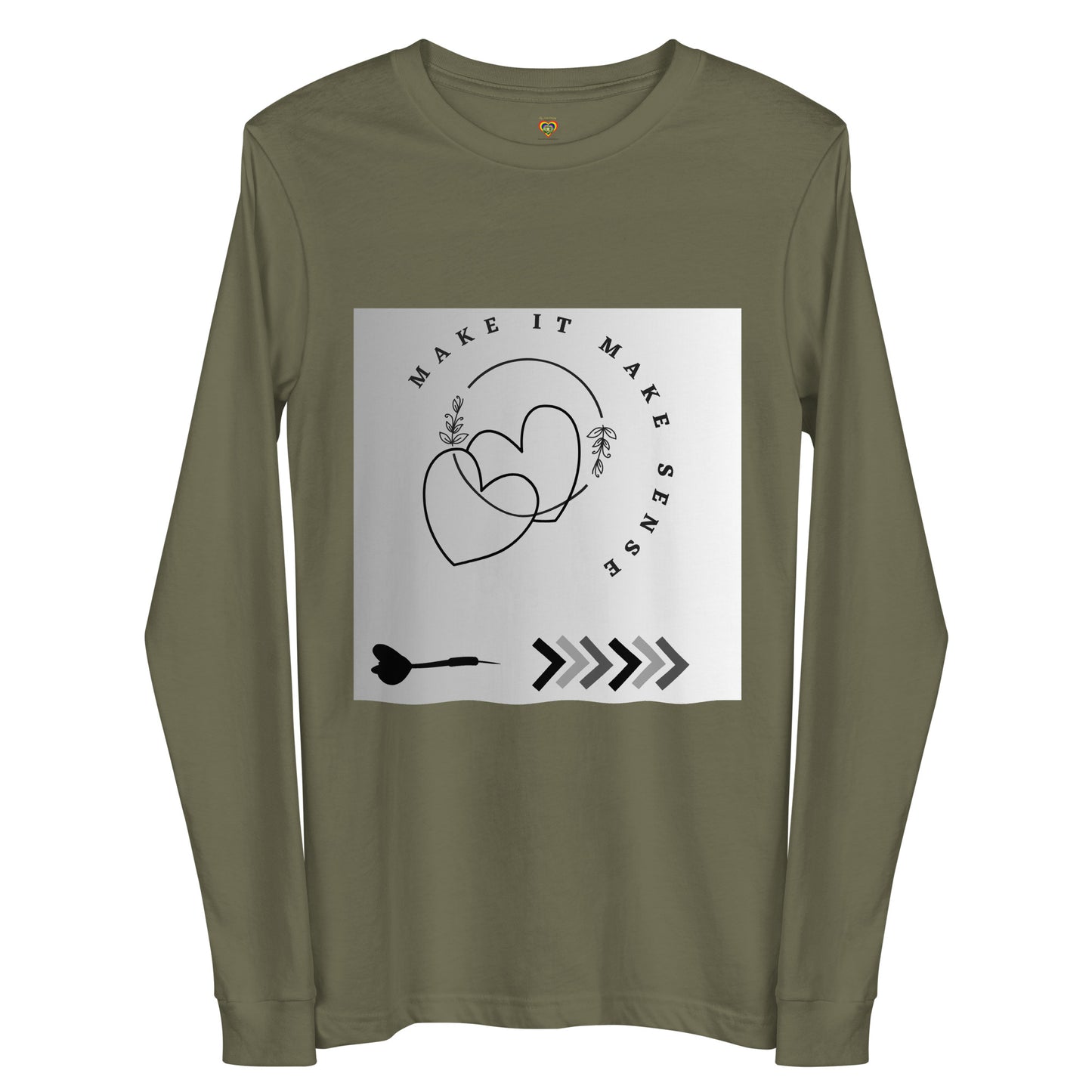 By Faith Make It Make Sense Leviticus 10:10 Unisex Long Sleeve Tee