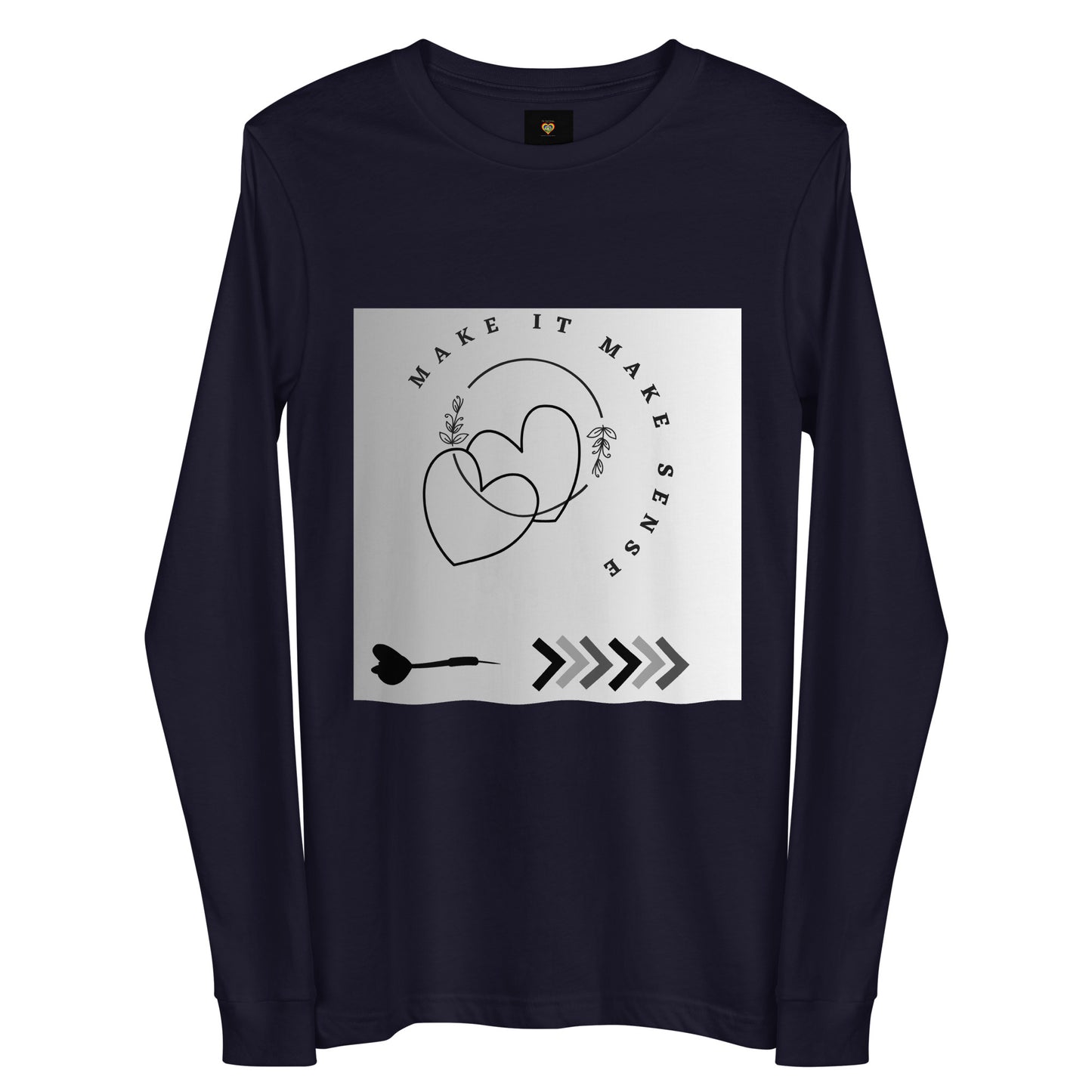 By Faith Make It Make Sense Leviticus 10:10 Unisex Long Sleeve Tee