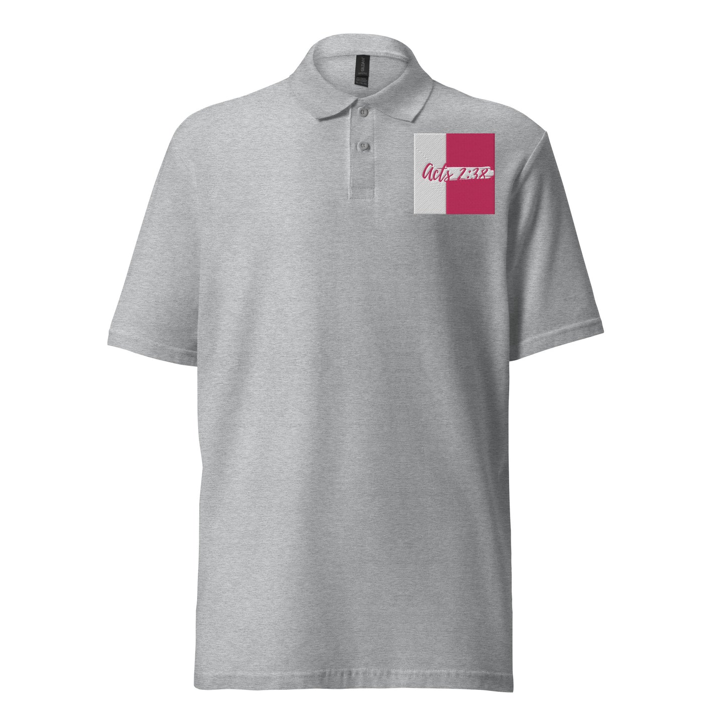 By Faith Acts 2:38 Women's Pique Polo Shirt