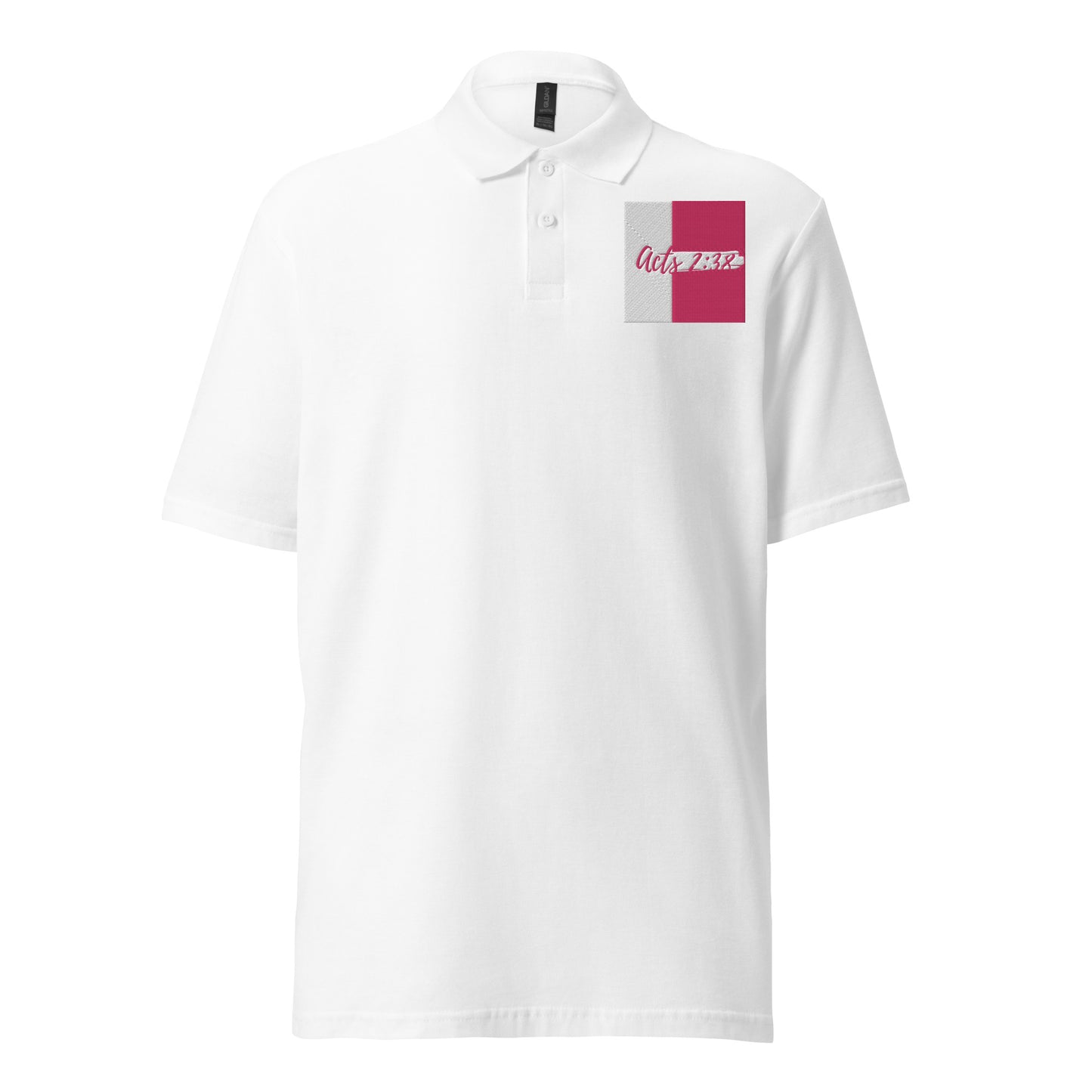 By Faith Acts 2:38 Women's Pique Polo Shirt