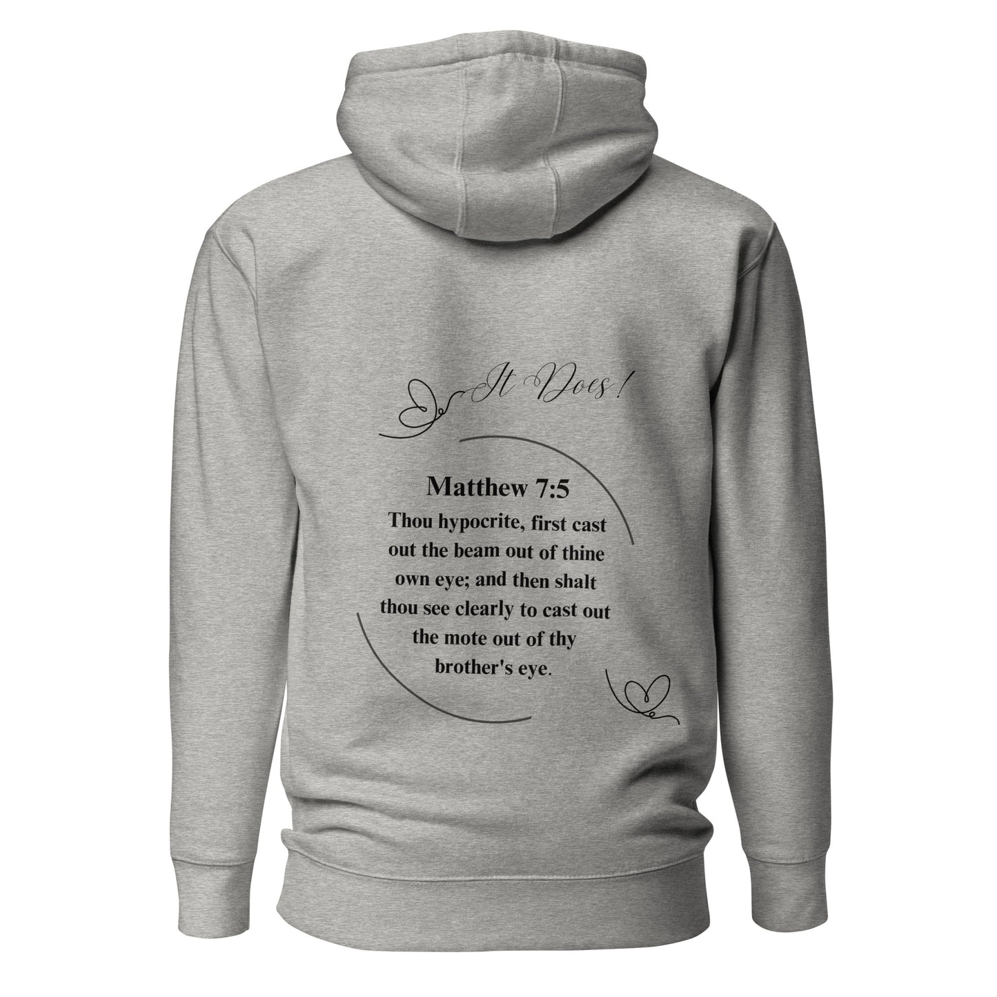 By Faith Matthew 7:5 Unisex Hoodie