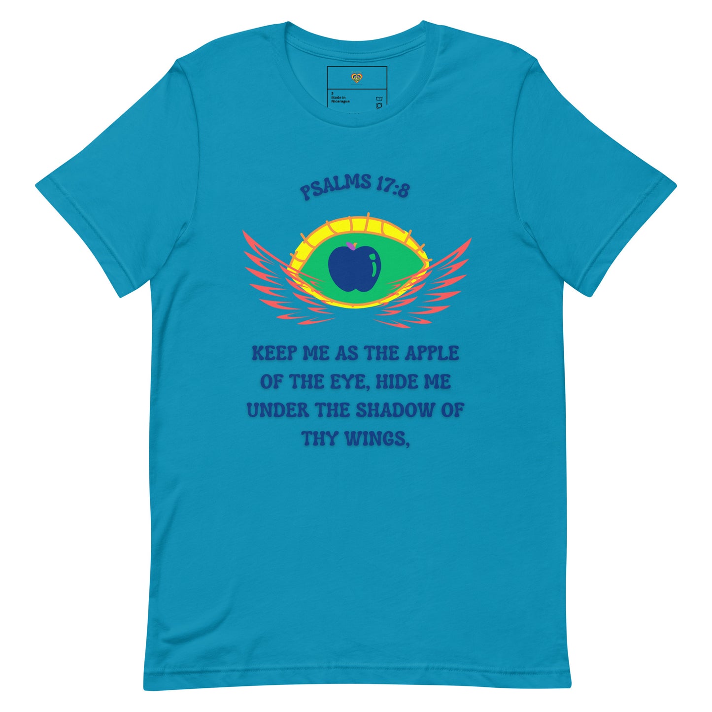 By Faith Psalms 17:8 Unisex T-Shirt