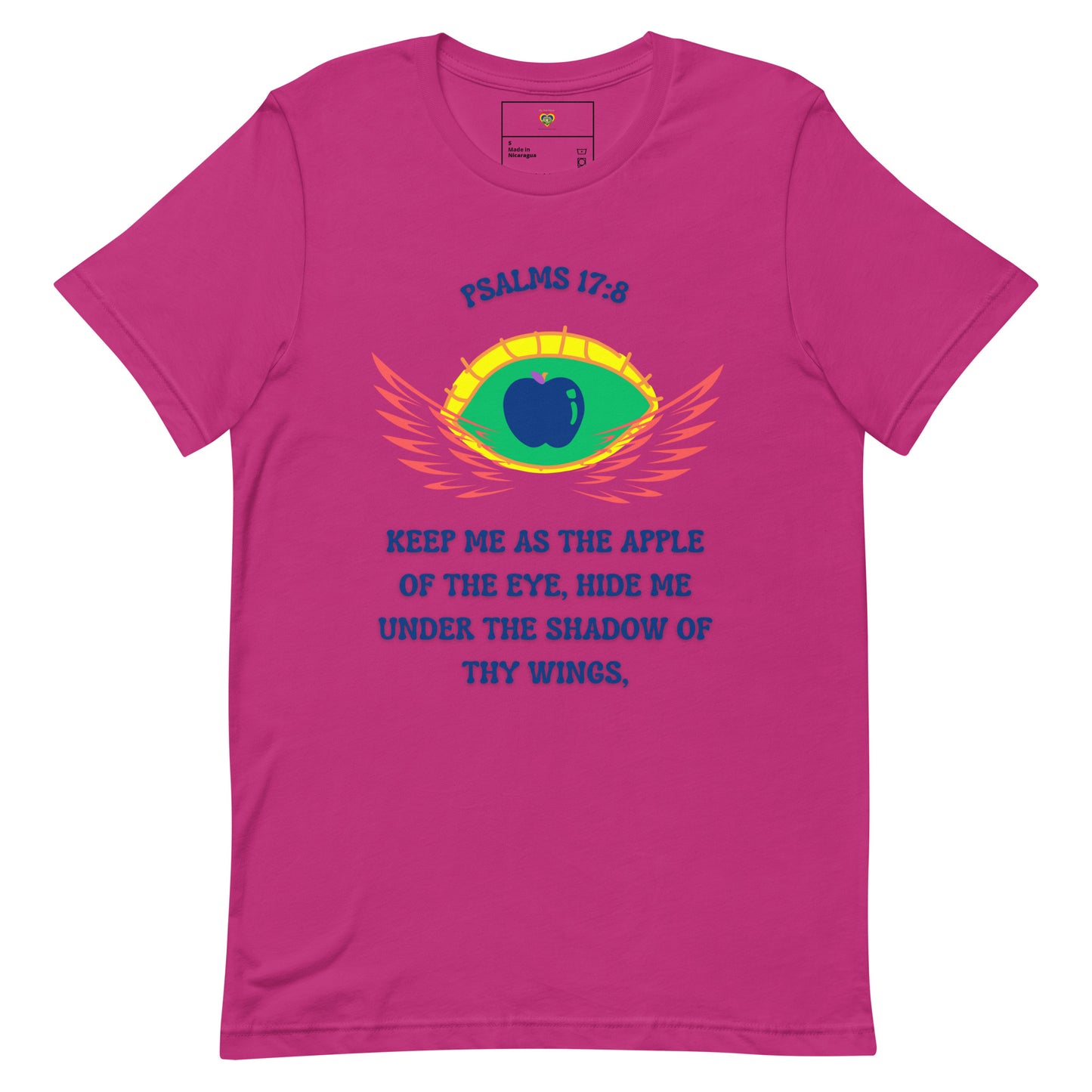 By Faith Psalms 17:8 Unisex T-Shirt