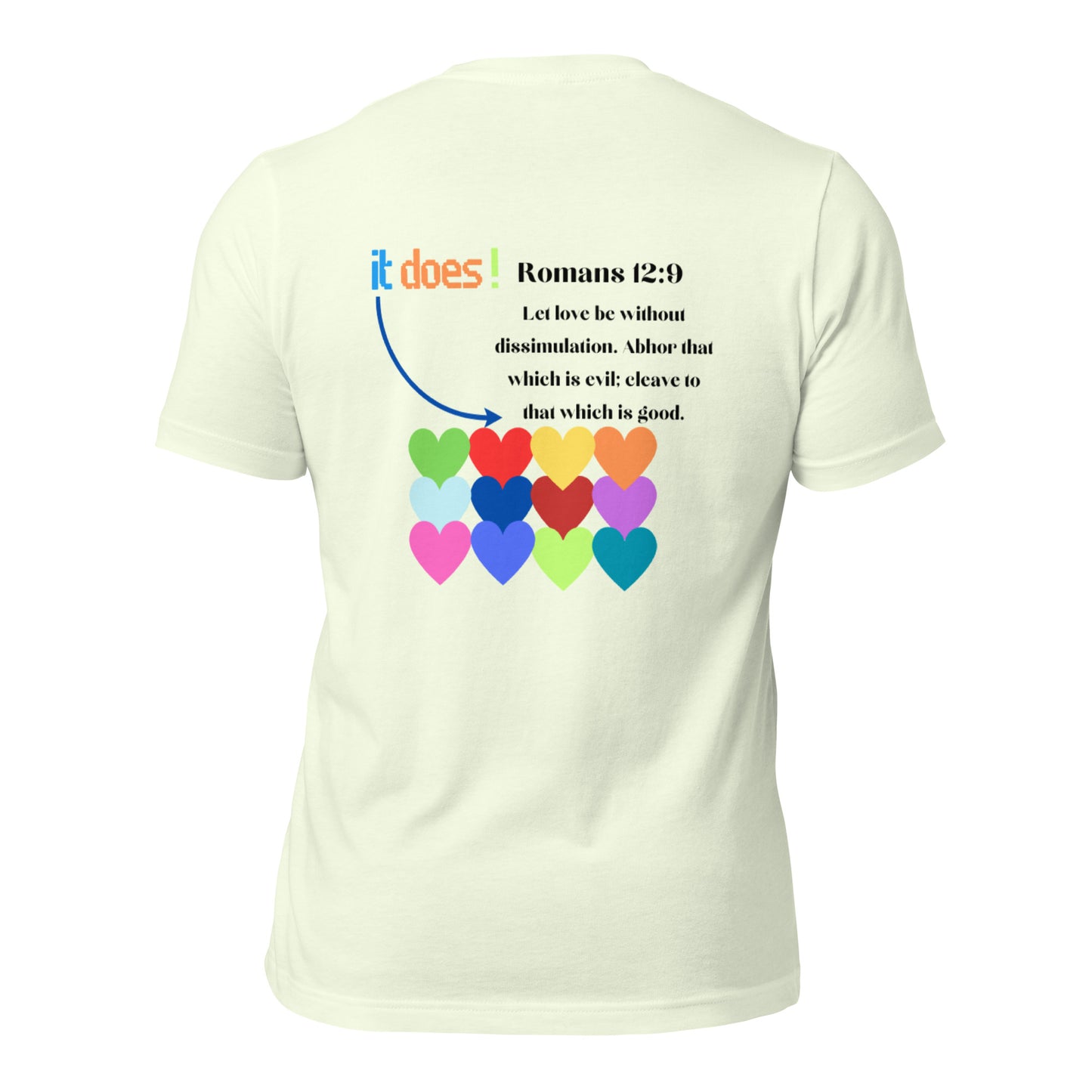 By Faith Make It Make Sense Romans 12:9 Short-Sleeve Unisex T-Shirt