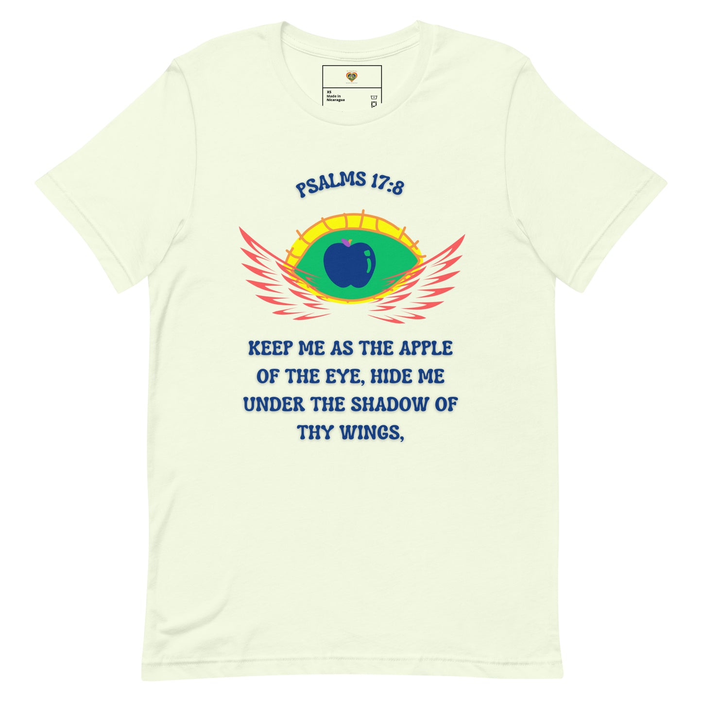 By Faith Psalms 17:8 Unisex T-Shirt