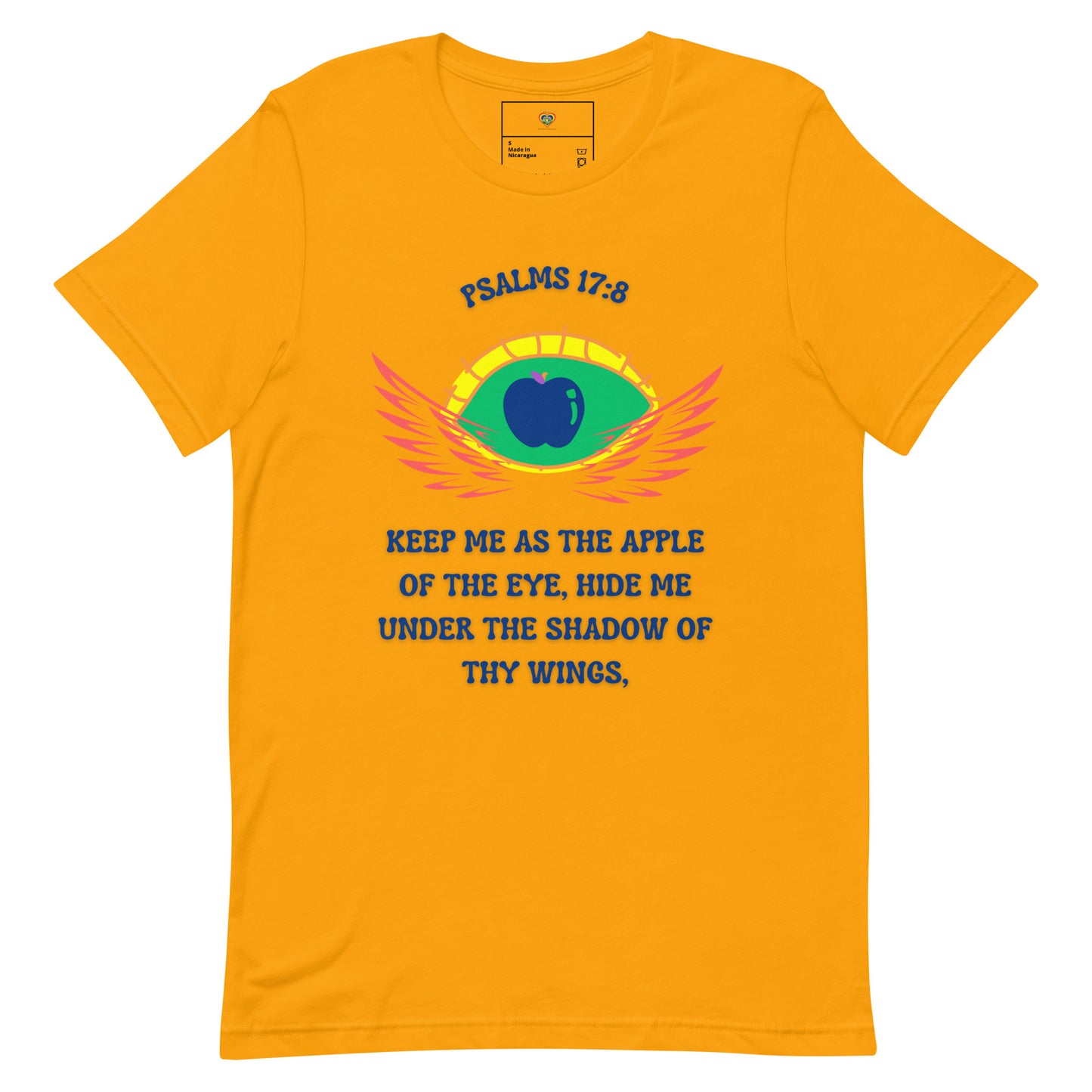 By Faith Psalms 17:8 Unisex T-Shirt