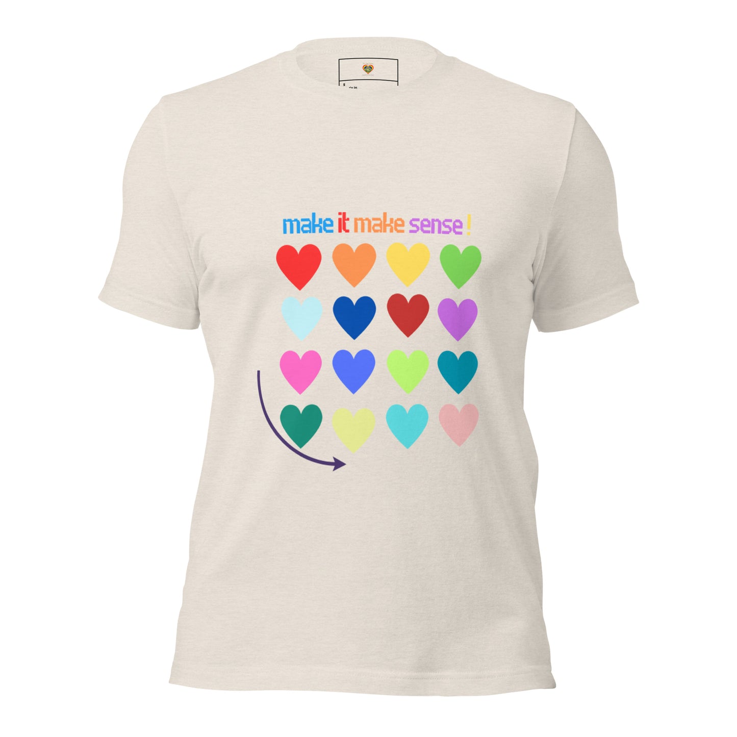 By Faith Make It Make Sense Romans 12:9 Short-Sleeve Unisex T-Shirt