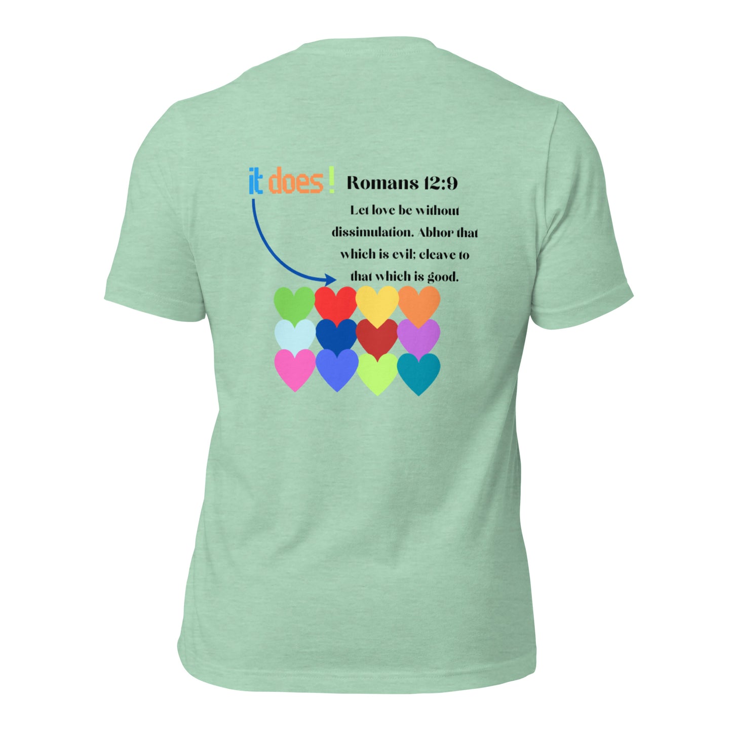 By Faith Make It Make Sense Romans 12:9 Short-Sleeve Unisex T-Shirt