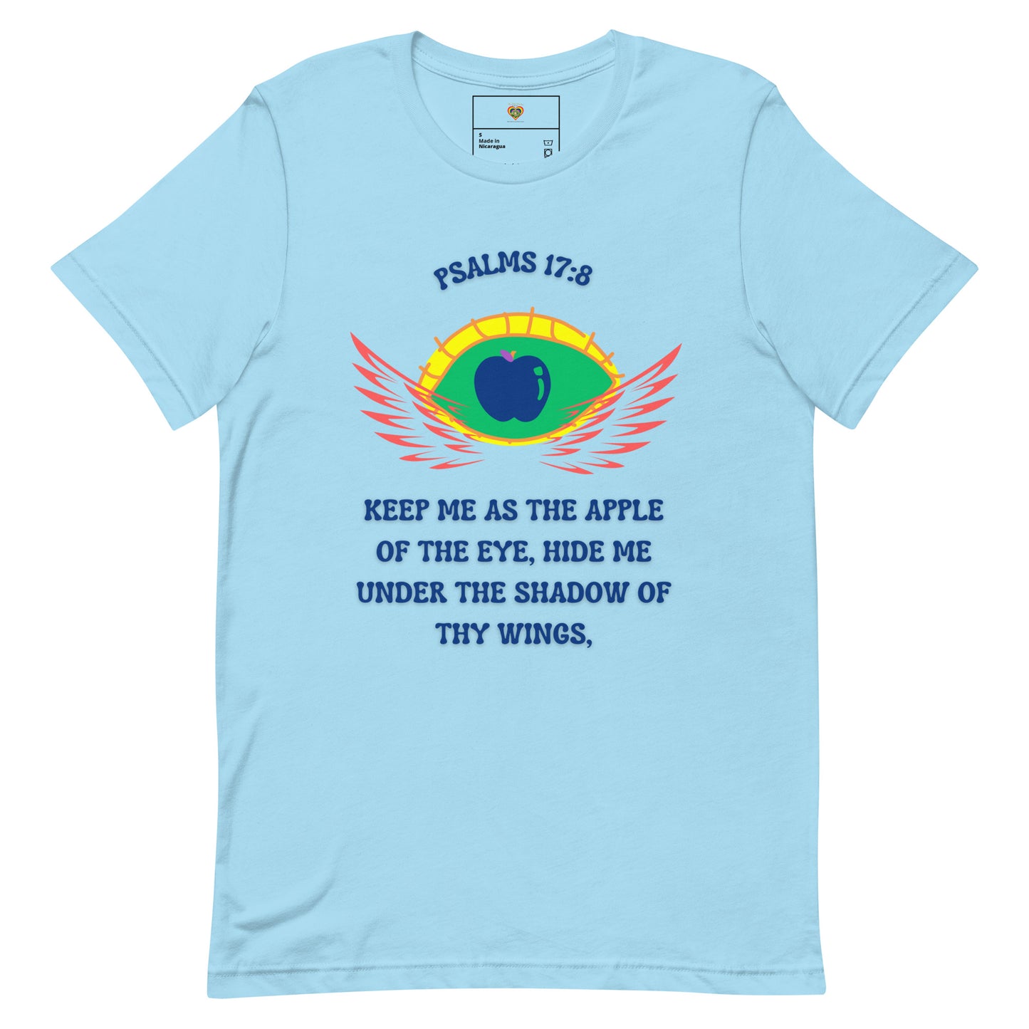By Faith Psalms 17:8 Unisex T-Shirt