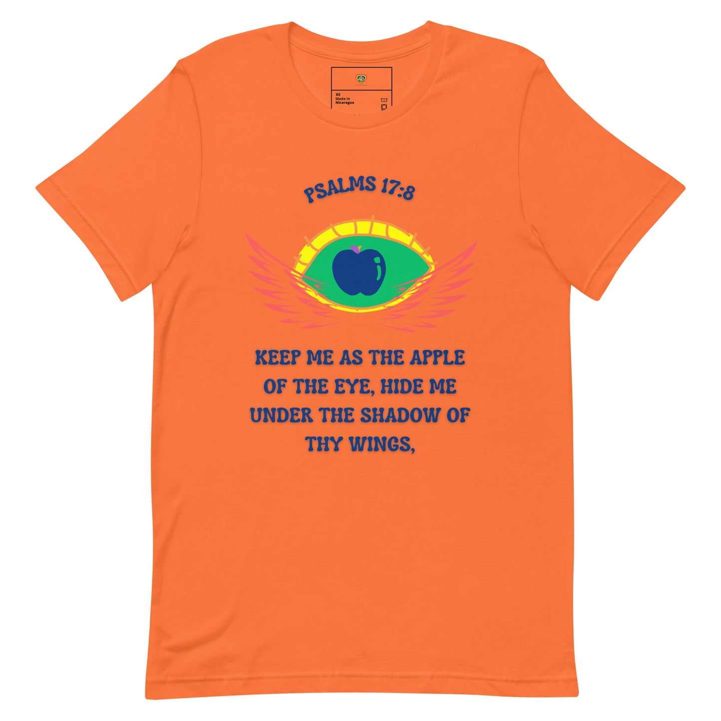 By Faith Psalms 17:8 Unisex T-Shirt