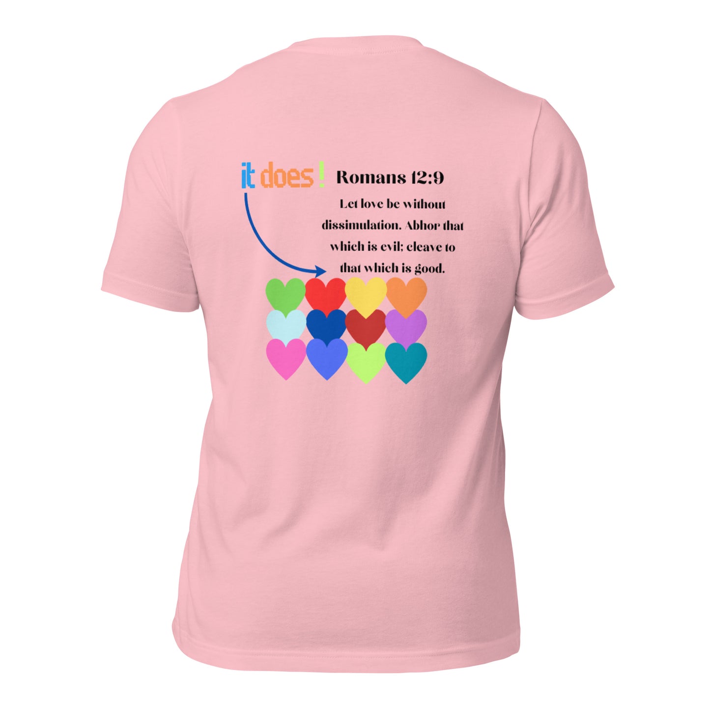By Faith Make It Make Sense Romans 12:9 Short-Sleeve Unisex T-Shirt