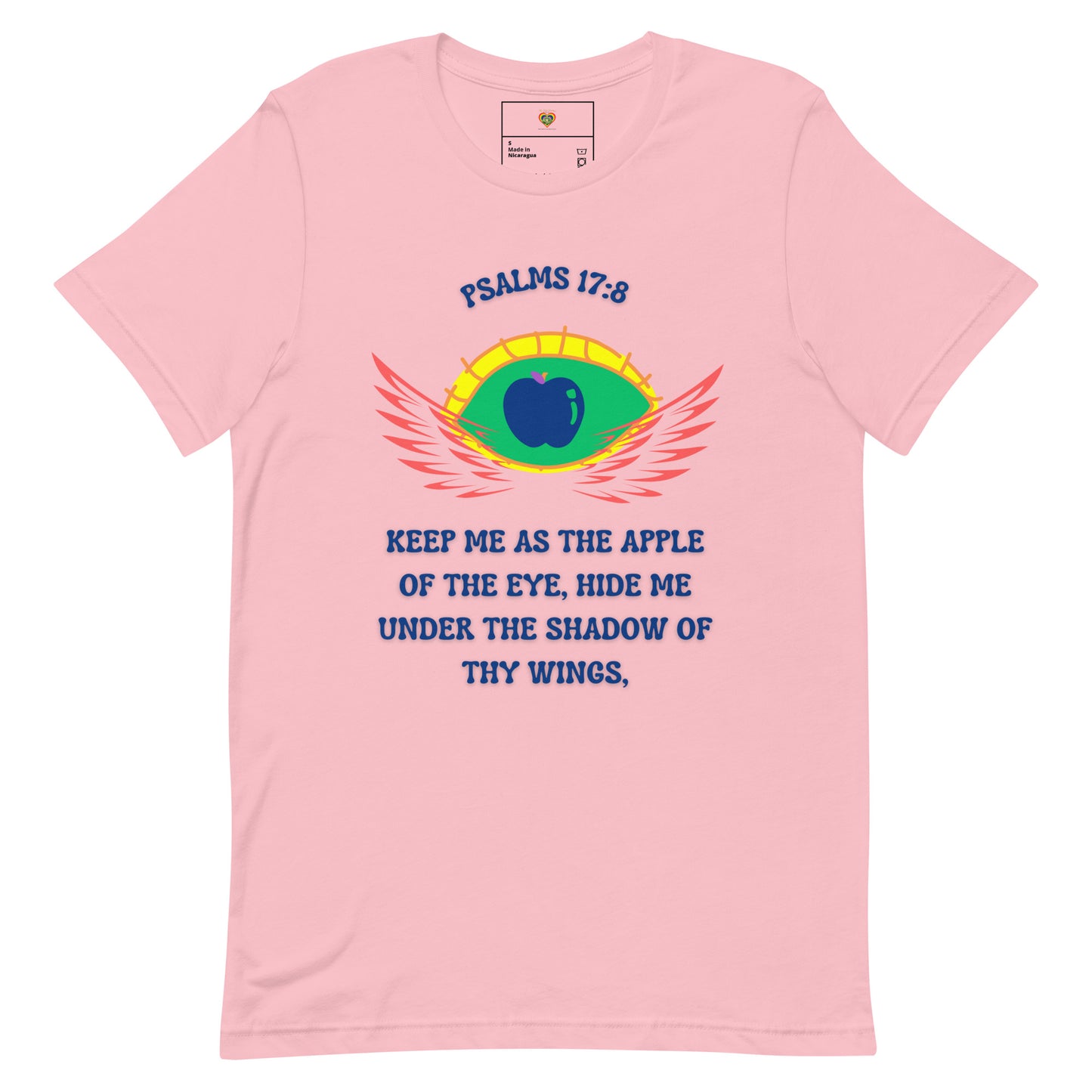 By Faith Psalms 17:8 Unisex T-Shirt