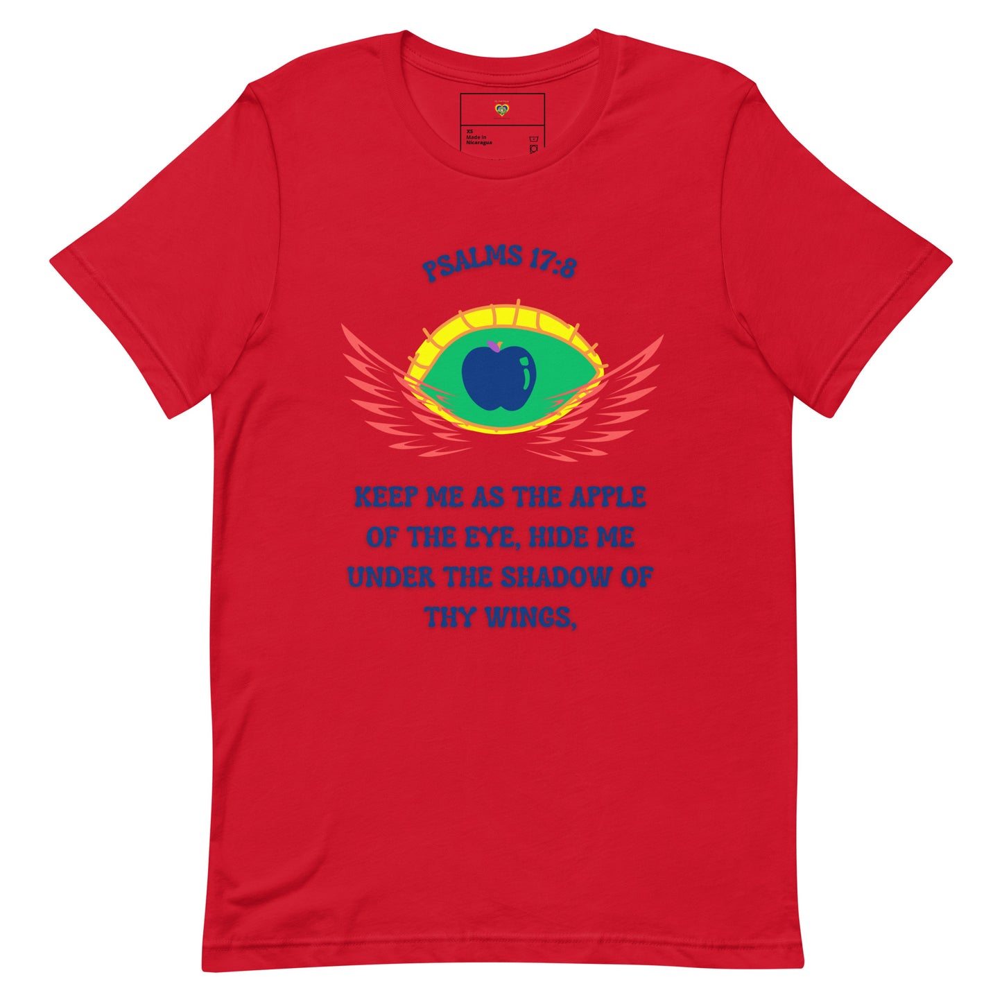 By Faith Psalms 17:8 Unisex T-Shirt