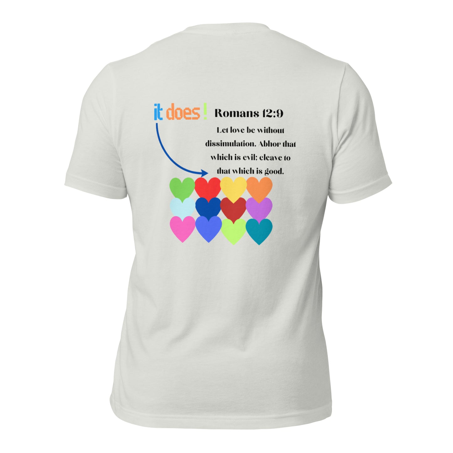 By Faith Make It Make Sense Romans 12:9 Short-Sleeve Unisex T-Shirt
