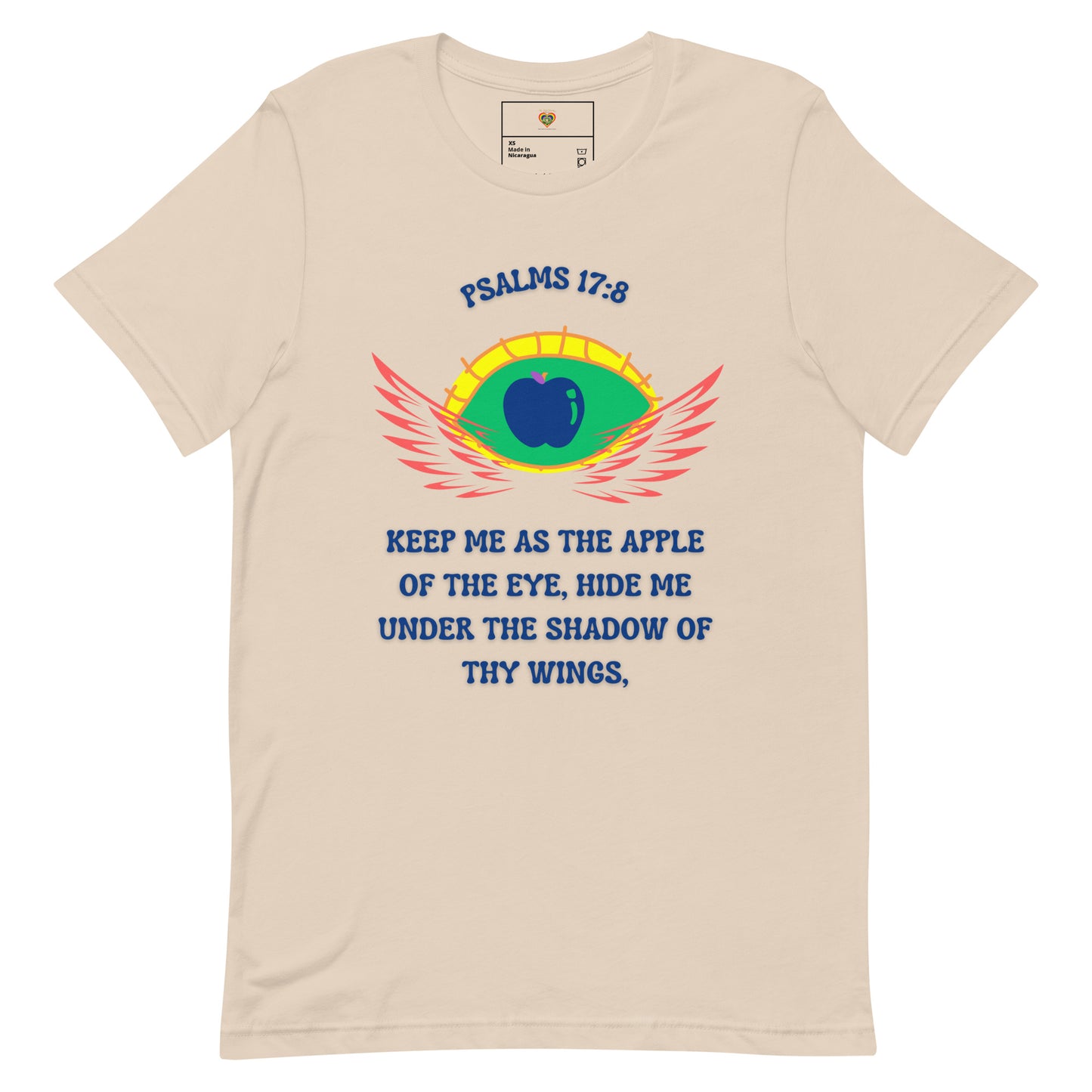 By Faith Psalms 17:8 Unisex T-Shirt