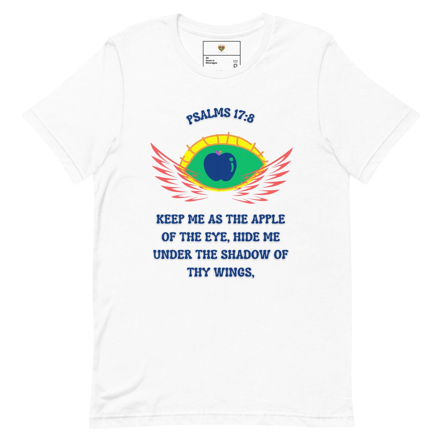 By Faith Psalms 17:8 Unisex T-Shirt