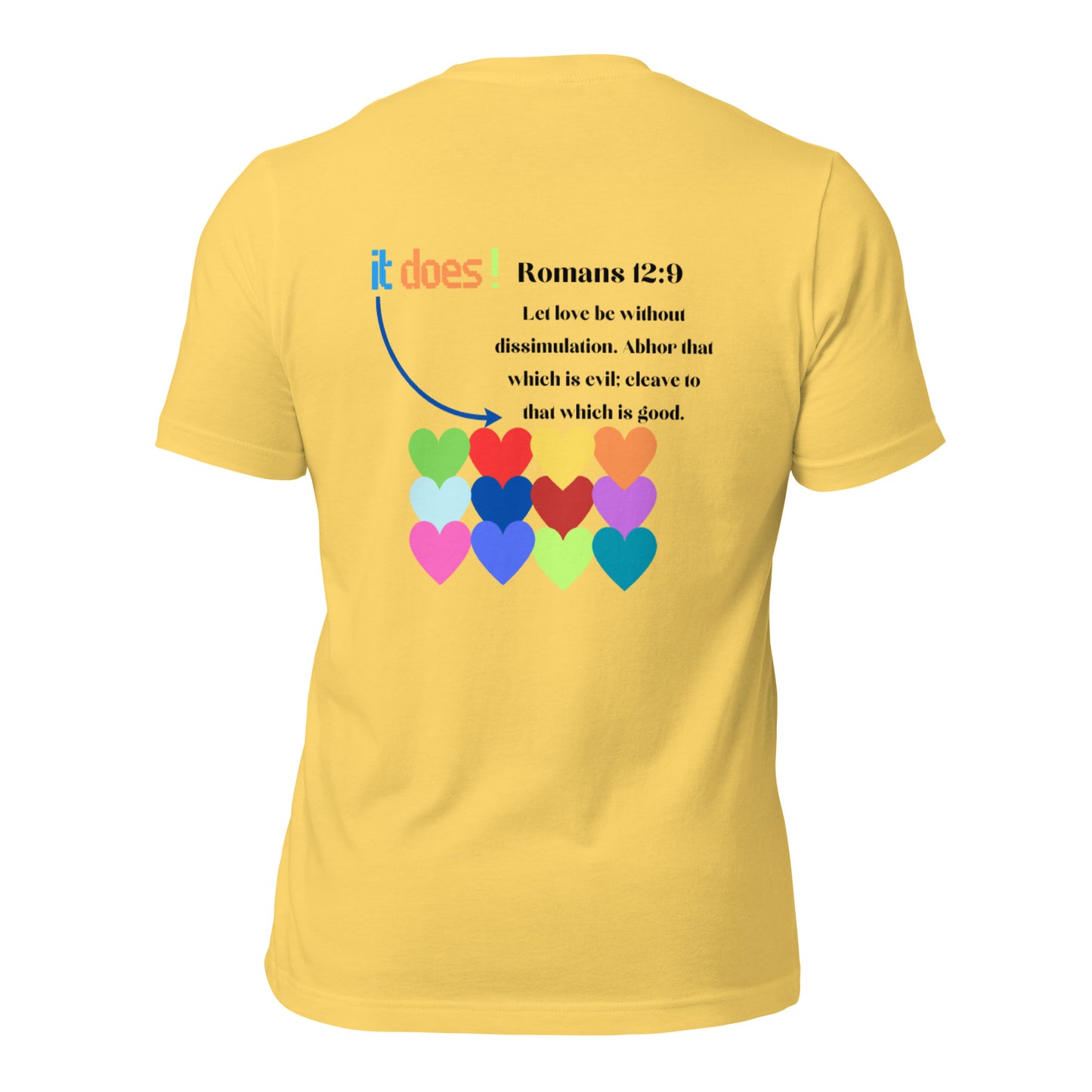 By Faith Make It Make Sense Romans 12:9 Short-Sleeve Unisex T-Shirt