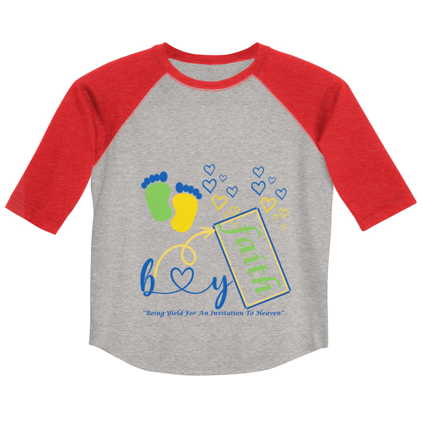 By Faith Youth Baseball Shirt For Boys