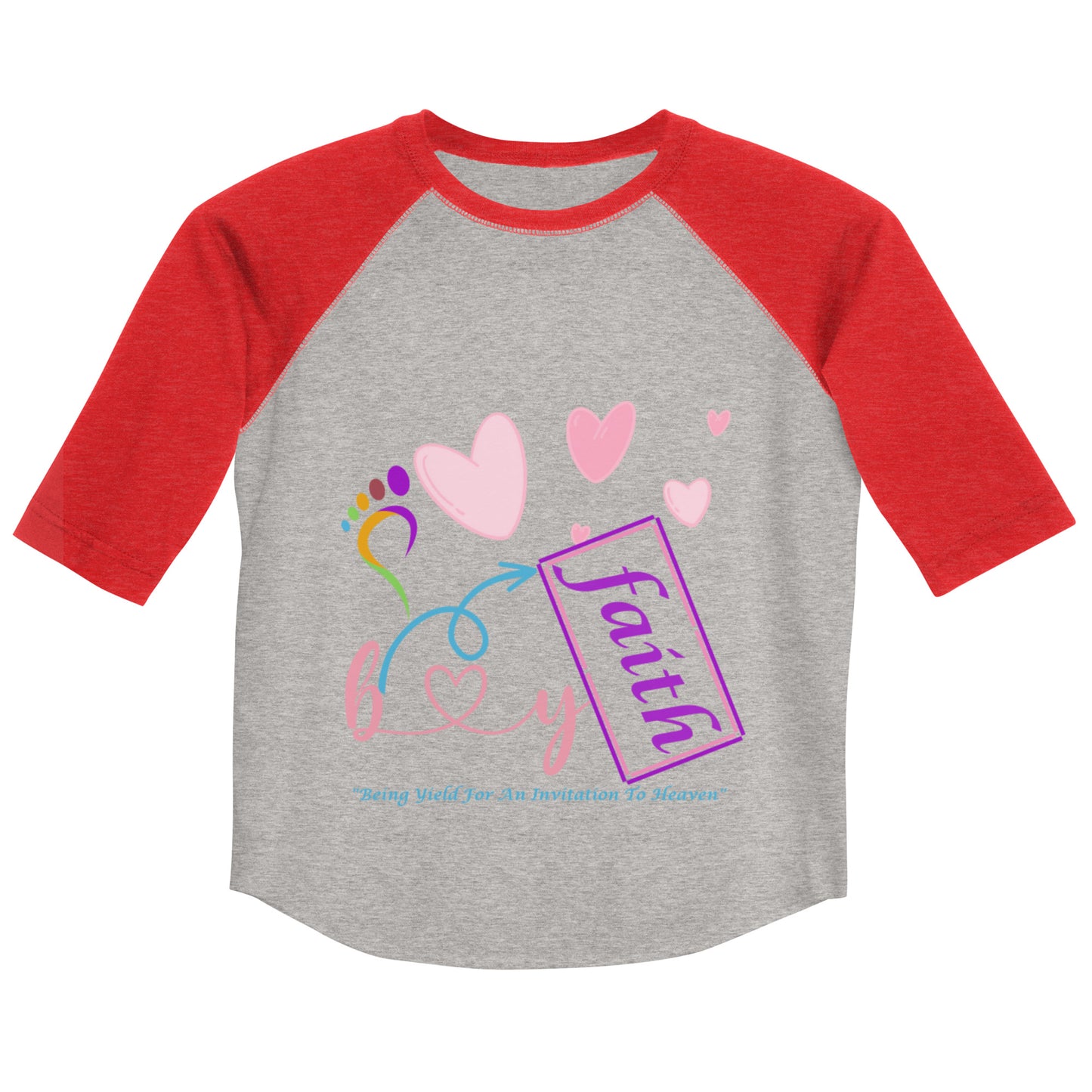 By Faith Youth Baseball Shirt For Girls