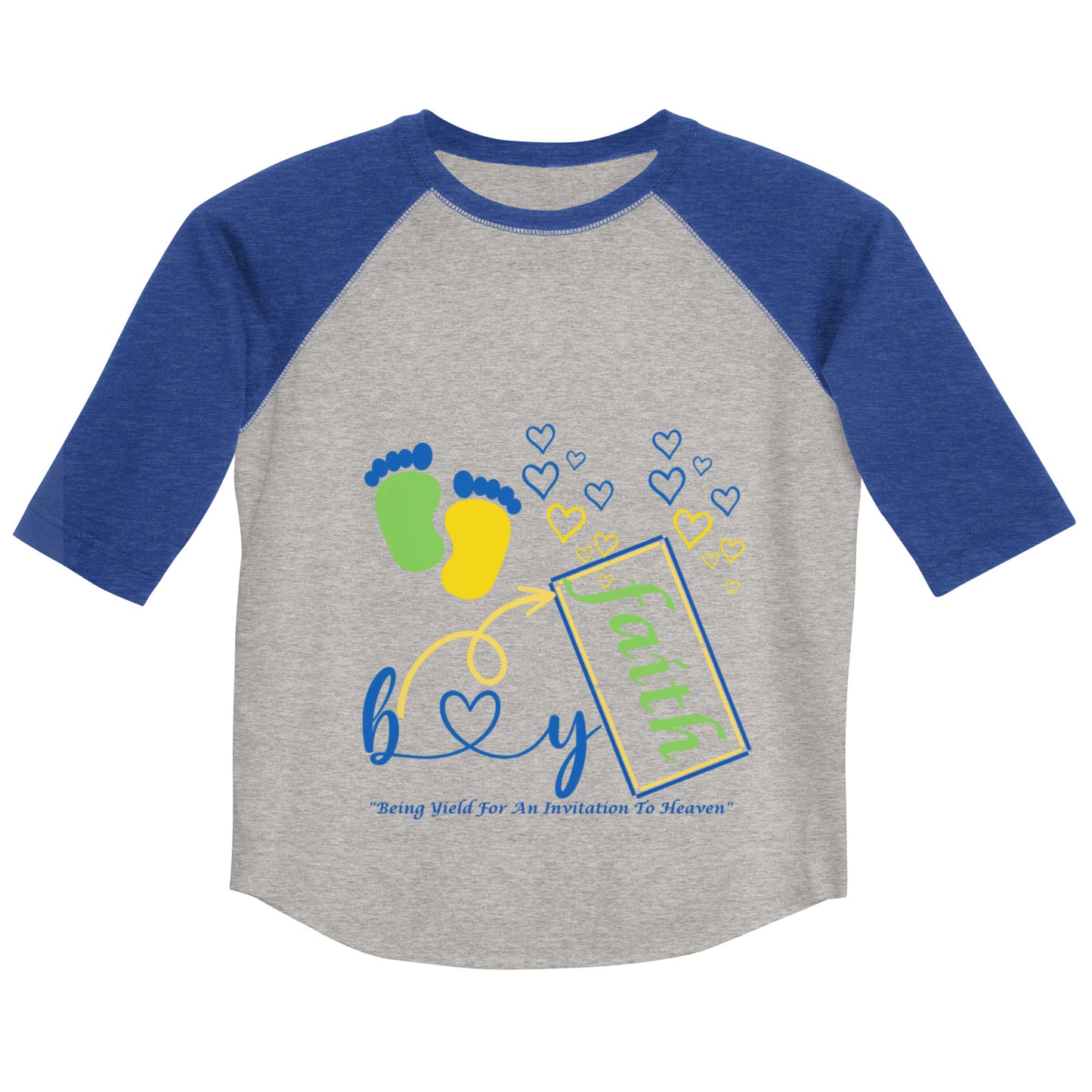 By Faith Youth Baseball Shirt For Boys
