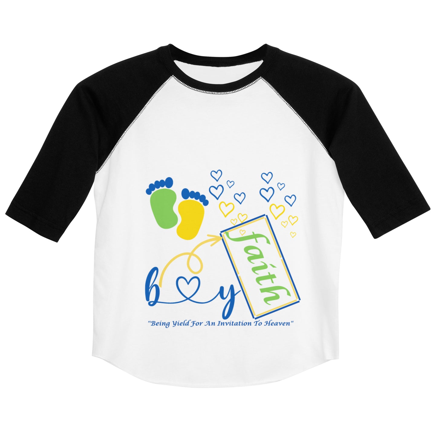 By Faith Youth Baseball Shirt For Boys