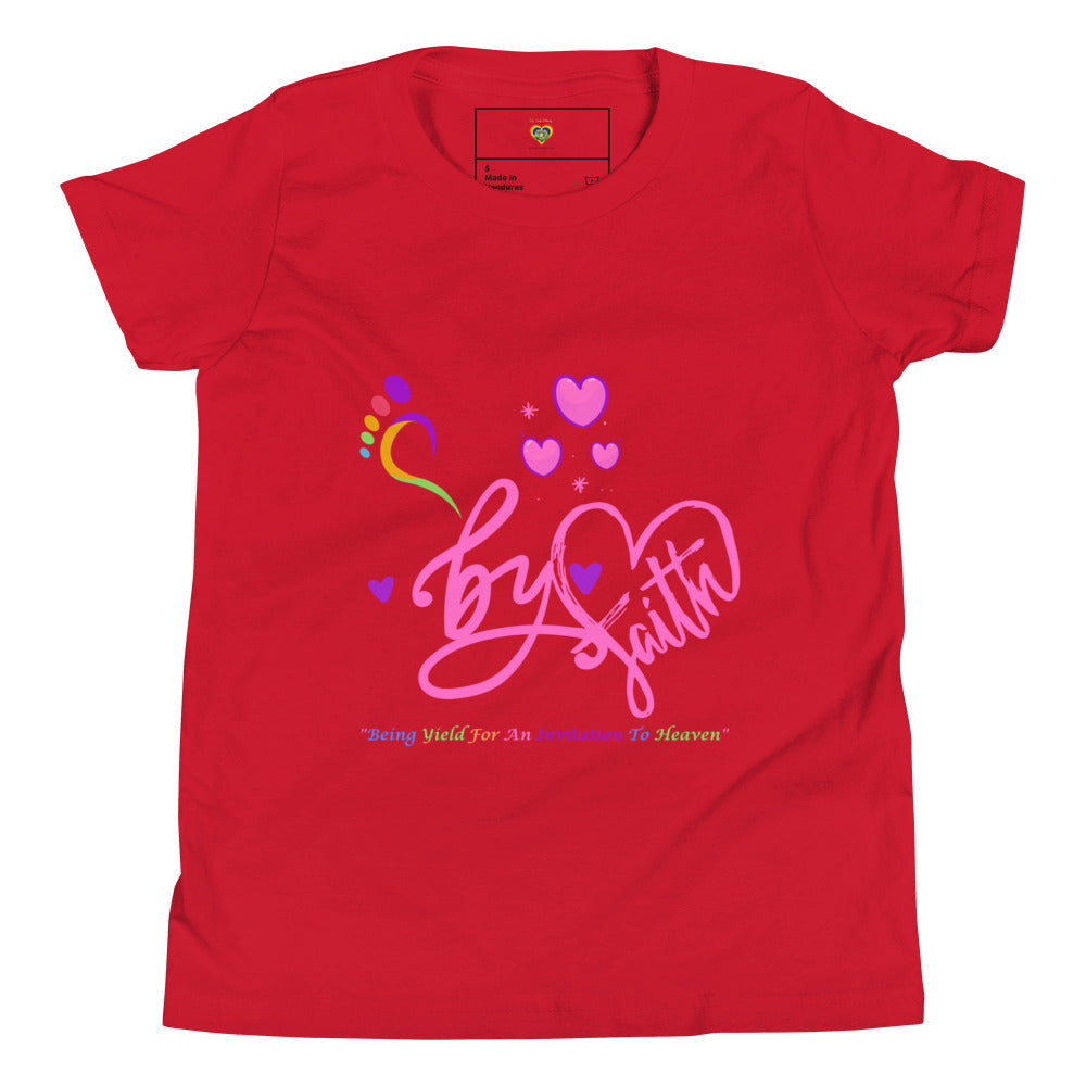 By Faith Youth Short Sleeve T-Shirt