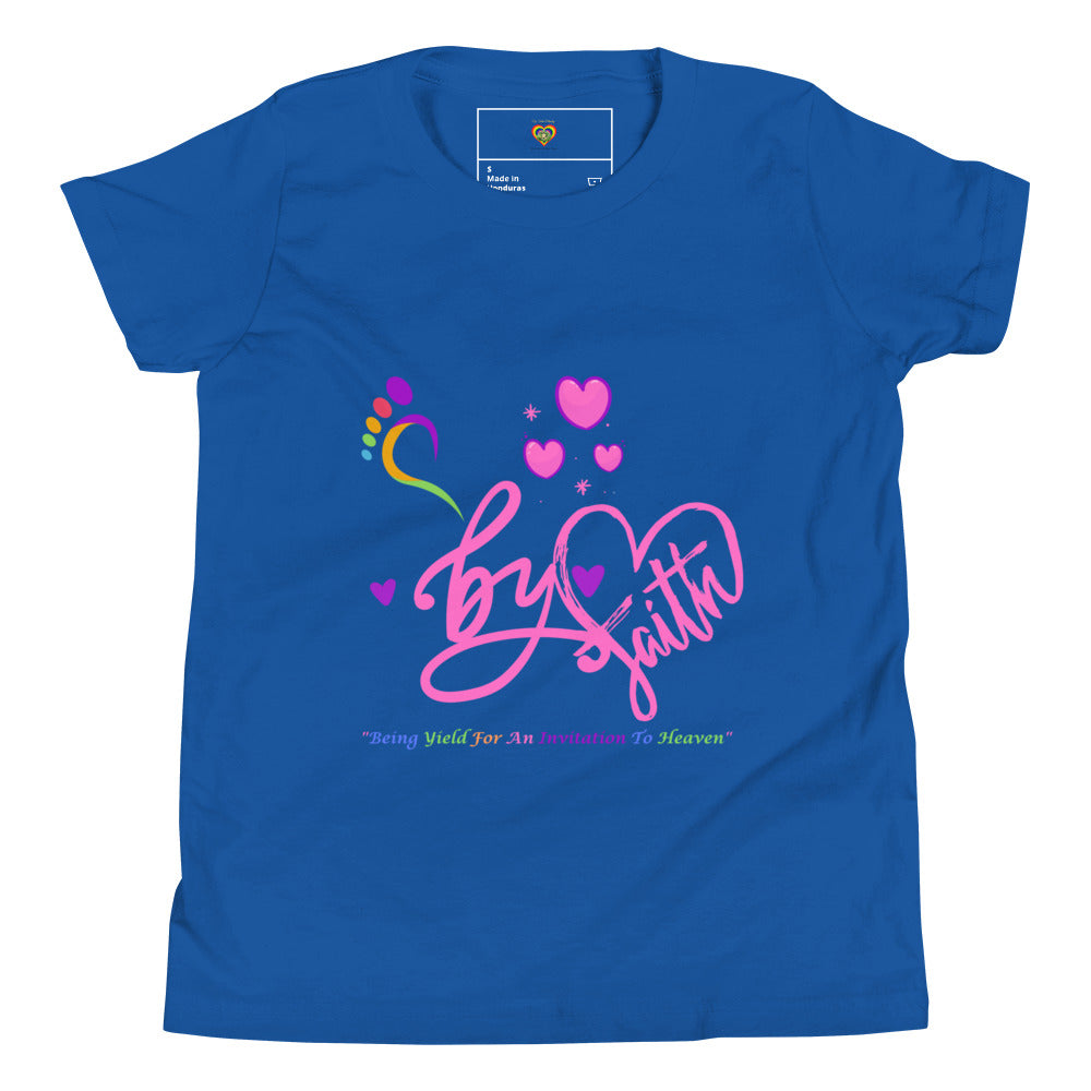 By Faith Youth Short Sleeve T-Shirt