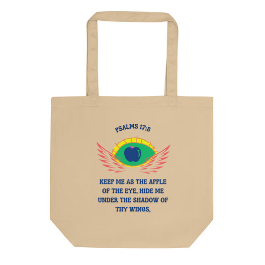 By Faith Psalms 17:8 Eco Tote Bag