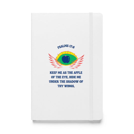 By Faith Psalms 17:8 Hardcover Bound Notebook